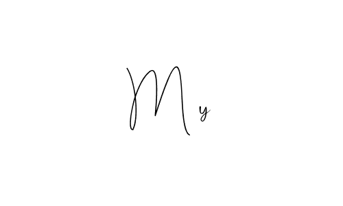 Design your own signature with our free online signature maker. With this signature software, you can create a handwritten (Andilay-7BmLP) signature for name M☆y. M☆y signature style 4 images and pictures png