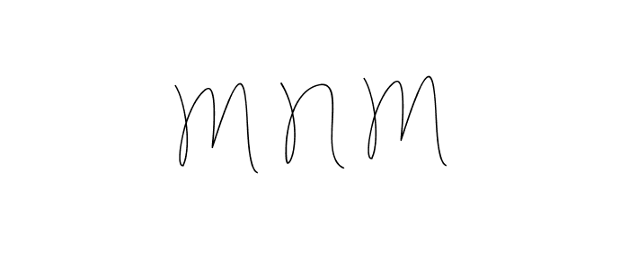 Make a beautiful signature design for name M  N  M. Use this online signature maker to create a handwritten signature for free. M  N  M signature style 4 images and pictures png