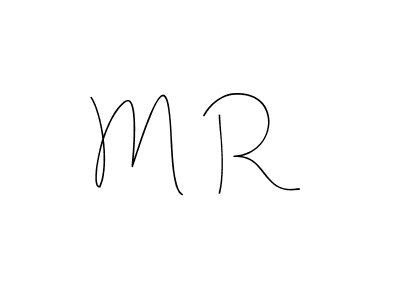 Also we have M  R name is the best signature style. Create professional handwritten signature collection using Andilay-7BmLP autograph style. M  R signature style 4 images and pictures png