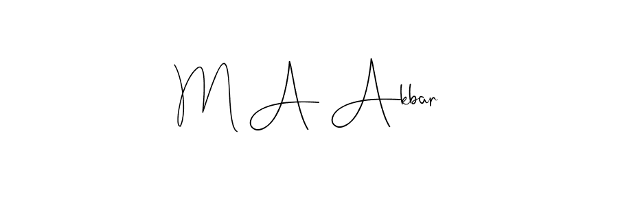 Best and Professional Signature Style for M A Akbar. Andilay-7BmLP Best Signature Style Collection. M A Akbar signature style 4 images and pictures png