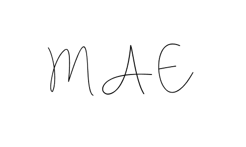 The best way (Andilay-7BmLP) to make a short signature is to pick only two or three words in your name. The name M A E include a total of six letters. For converting this name. M A E signature style 4 images and pictures png