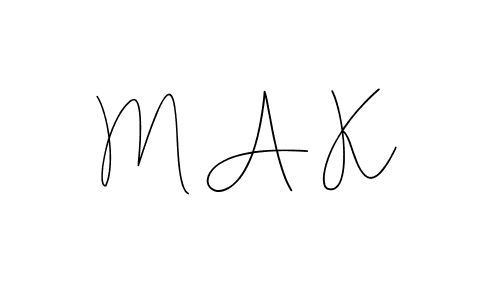 Best and Professional Signature Style for M A K. Andilay-7BmLP Best Signature Style Collection. M A K signature style 4 images and pictures png