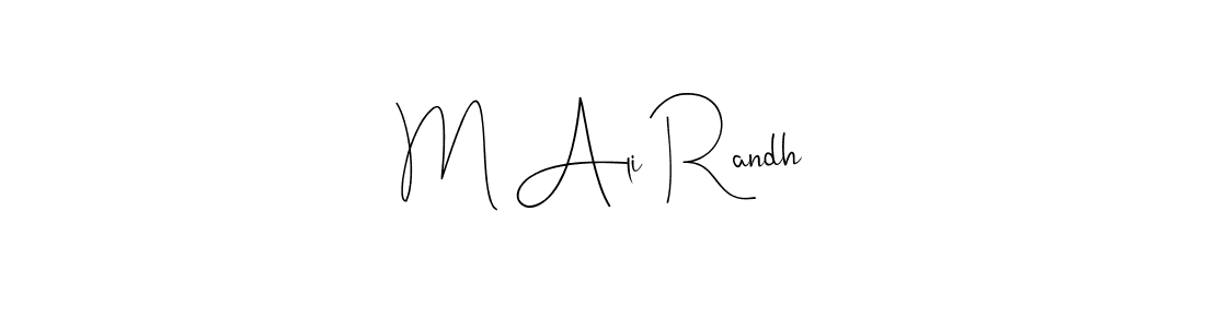 How to make M Ali Randh signature? Andilay-7BmLP is a professional autograph style. Create handwritten signature for M Ali Randh name. M Ali Randh signature style 4 images and pictures png