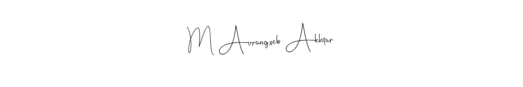 if you are searching for the best signature style for your name M Aurangzeb Akhtar. so please give up your signature search. here we have designed multiple signature styles  using Andilay-7BmLP. M Aurangzeb Akhtar signature style 4 images and pictures png