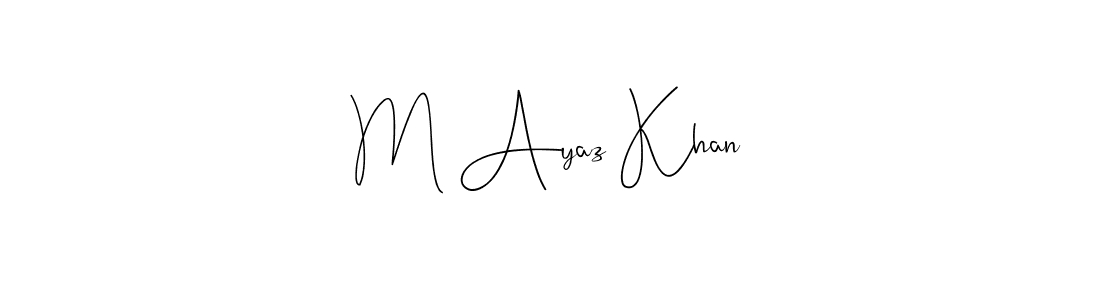 Make a beautiful signature design for name M Ayaz Khan. Use this online signature maker to create a handwritten signature for free. M Ayaz Khan signature style 4 images and pictures png