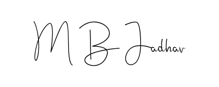 The Andilay-7BmLP font gives name M B Jadhav a signature that looks effortless yet distinguished. Download high-res PNG instantly. M B Jadhav signature style 4 images and pictures png