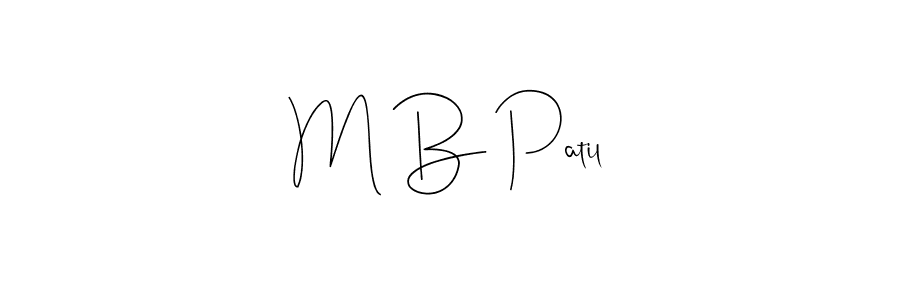 How to Draw M B Patil signature style? Andilay-7BmLP is a latest design signature styles for name M B Patil. M B Patil signature style 4 images and pictures png