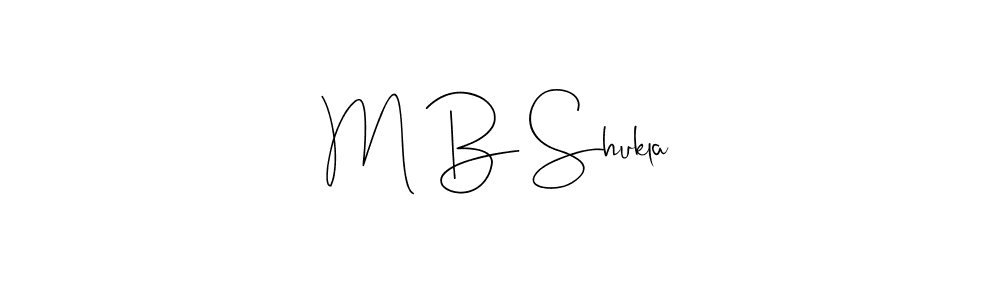 Here are the top 10 professional signature styles for the name M B Shukla. These are the best autograph styles you can use for your name. M B Shukla signature style 4 images and pictures png