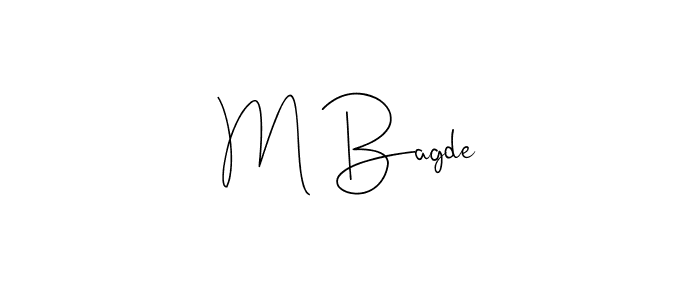 Also we have M Bagde name is the best signature style. Create professional handwritten signature collection using Andilay-7BmLP autograph style. M Bagde signature style 4 images and pictures png