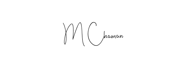 Check out images of Autograph of M Chaman name. Actor M Chaman Signature Style. Andilay-7BmLP is a professional sign style online. M Chaman signature style 4 images and pictures png