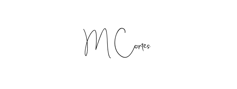 Use a signature maker to create a handwritten signature online. With this signature software, you can design (Andilay-7BmLP) your own signature for name M Cortes. M Cortes signature style 4 images and pictures png