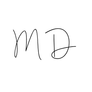 Similarly Andilay-7BmLP is the best handwritten signature design. Signature creator online .You can use it as an online autograph creator for name M D. M D signature style 4 images and pictures png
