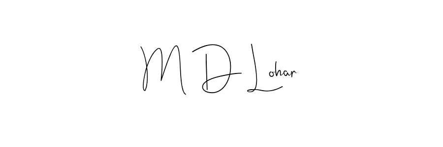 How to Draw M D Lohar signature style? Andilay-7BmLP is a latest design signature styles for name M D Lohar. M D Lohar signature style 4 images and pictures png