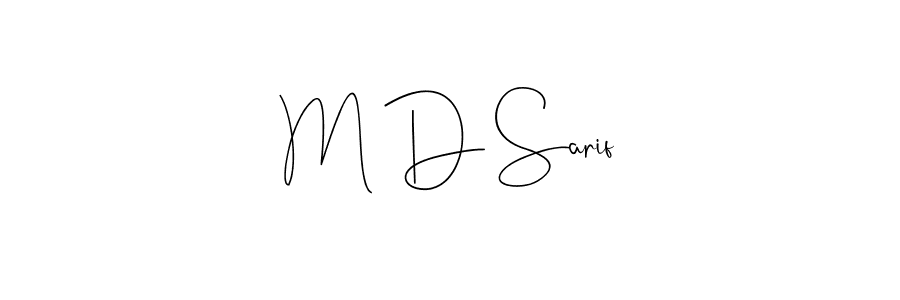 Also You can easily find your signature by using the search form. We will create M D Sarif name handwritten signature images for you free of cost using Andilay-7BmLP sign style. M D Sarif signature style 4 images and pictures png