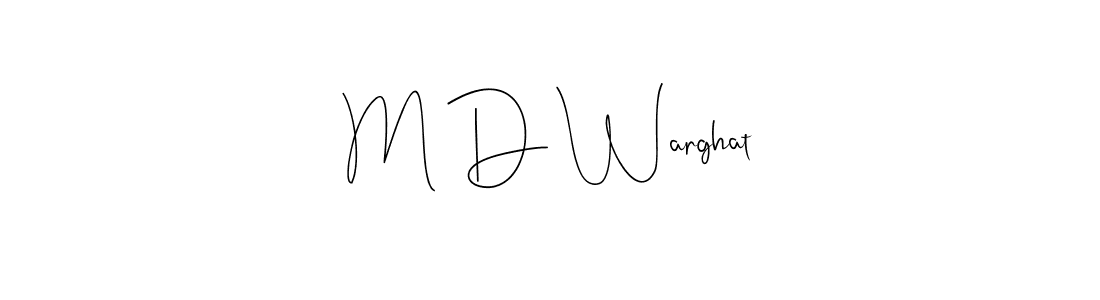 Here are the top 10 professional signature styles for the name M D Warghat. These are the best autograph styles you can use for your name. M D Warghat signature style 4 images and pictures png