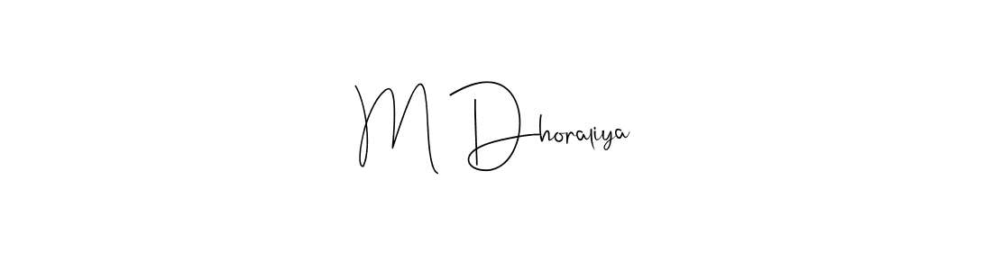 Here are the top 10 professional signature styles for the name M Dhoraliya. These are the best autograph styles you can use for your name. M Dhoraliya signature style 4 images and pictures png