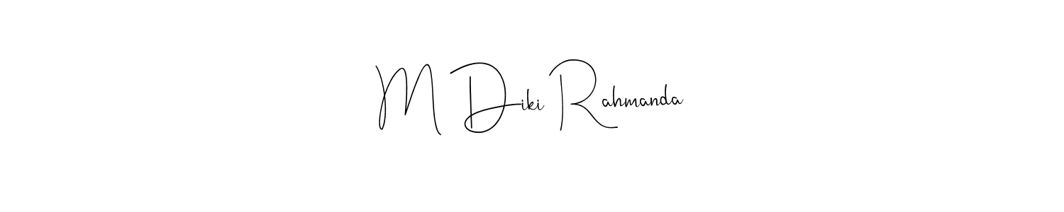 How to Draw M Diki Rahmanda signature style? Andilay-7BmLP is a latest design signature styles for name M Diki Rahmanda. M Diki Rahmanda signature style 4 images and pictures png