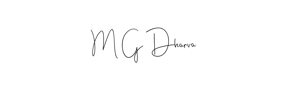 You can use this online signature creator to create a handwritten signature for the name M G Dharva. This is the best online autograph maker. M G Dharva signature style 4 images and pictures png