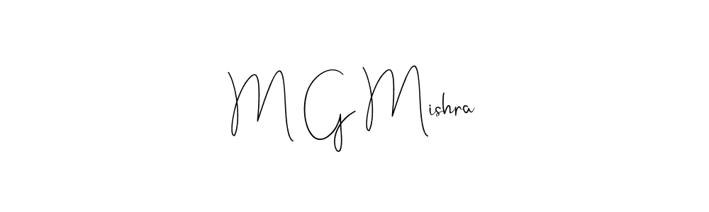 Also we have M G Mishra name is the best signature style. Create professional handwritten signature collection using Andilay-7BmLP autograph style. M G Mishra signature style 4 images and pictures png