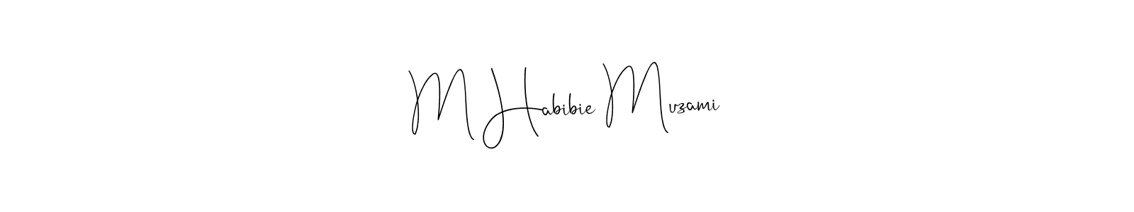 Similarly Andilay-7BmLP is the best handwritten signature design. Signature creator online .You can use it as an online autograph creator for name M Habibie Muzami. M Habibie Muzami signature style 4 images and pictures png