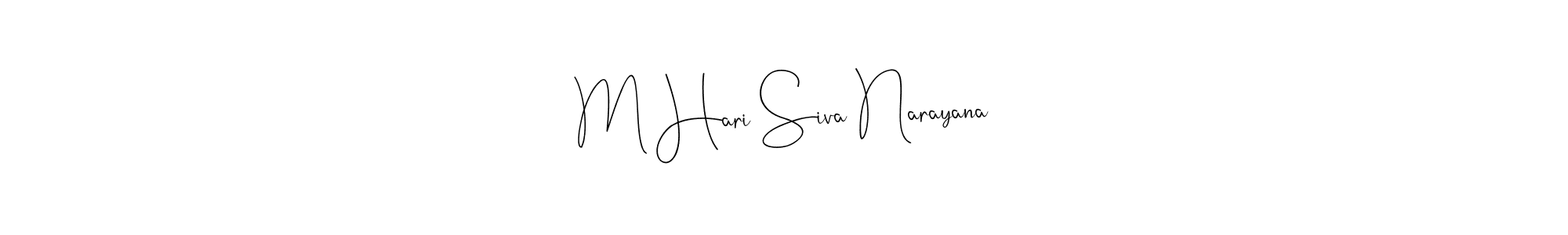 Here are the top 10 professional signature styles for the name M Hari Siva Narayana. These are the best autograph styles you can use for your name. M Hari Siva Narayana signature style 4 images and pictures png