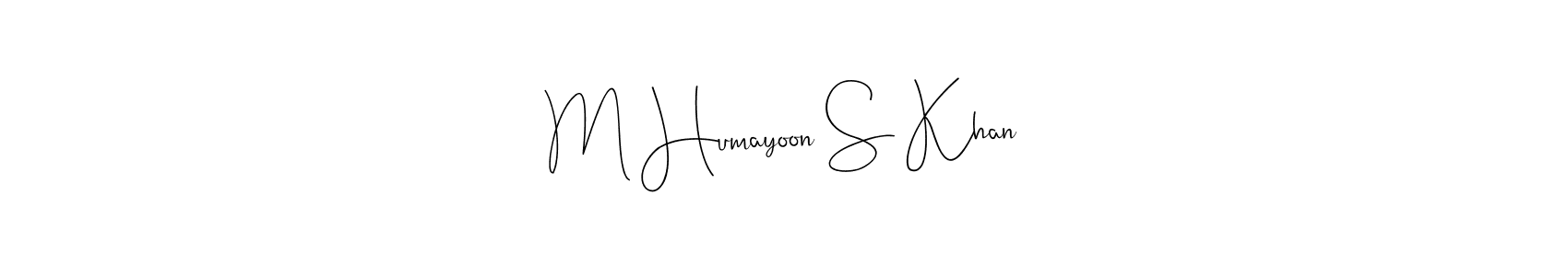 Similarly Andilay-7BmLP is the best handwritten signature design. Signature creator online .You can use it as an online autograph creator for name M Humayoon S Khan. M Humayoon S Khan signature style 4 images and pictures png