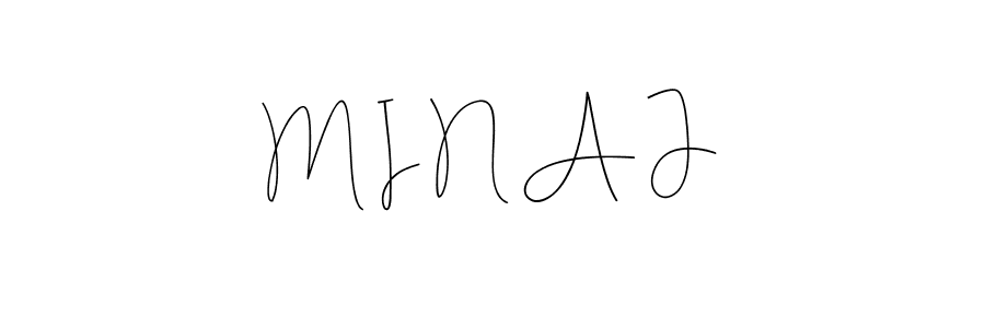 You can use this online signature creator to create a handwritten signature for the name M I N A J. This is the best online autograph maker. M I N A J signature style 4 images and pictures png
