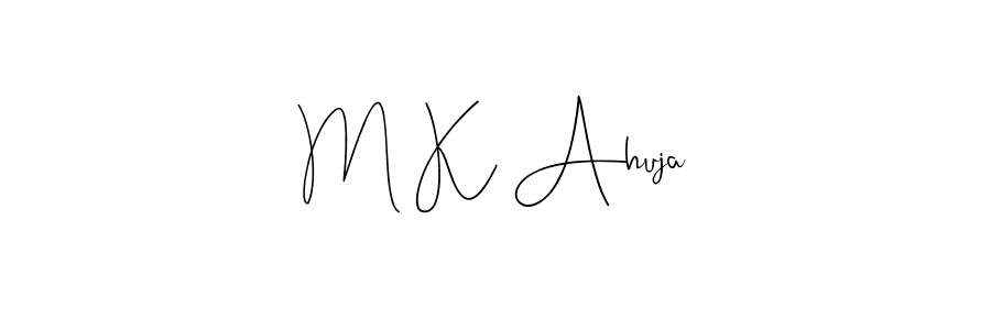Here are the top 10 professional signature styles for the name M K Ahuja. These are the best autograph styles you can use for your name. M K Ahuja signature style 4 images and pictures png