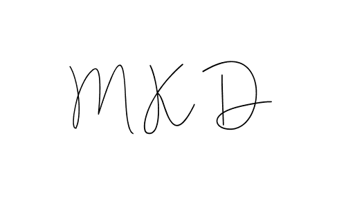 Andilay-7BmLP is a professional signature style that is perfect for those who want to add a touch of class to their signature. It is also a great choice for those who want to make their signature more unique. Get M K D name to fancy signature for free. M K D signature style 4 images and pictures png