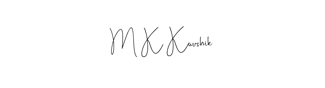 You can use this online signature creator to create a handwritten signature for the name M K Kaushik. This is the best online autograph maker. M K Kaushik signature style 4 images and pictures png