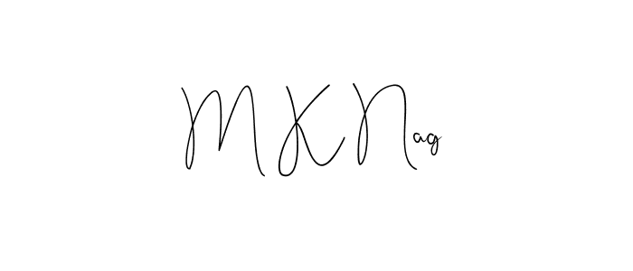 Use a signature maker to create a handwritten signature online. With this signature software, you can design (Andilay-7BmLP) your own signature for name M K Nag. M K Nag signature style 4 images and pictures png