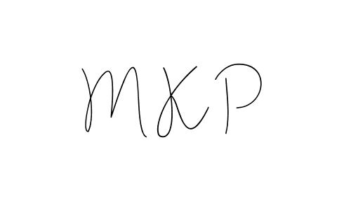 Design your own signature with our free online signature maker. With this signature software, you can create a handwritten (Andilay-7BmLP) signature for name M K P. M K P signature style 4 images and pictures png