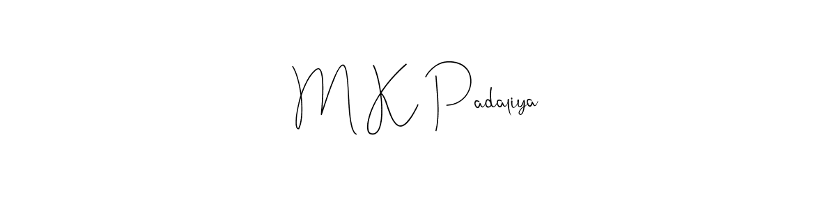 Best and Professional Signature Style for M K Padaliya. Andilay-7BmLP Best Signature Style Collection. M K Padaliya signature style 4 images and pictures png