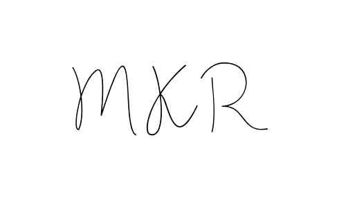 How to make M K R signature? Andilay-7BmLP is a professional autograph style. Create handwritten signature for M K R name. M K R signature style 4 images and pictures png