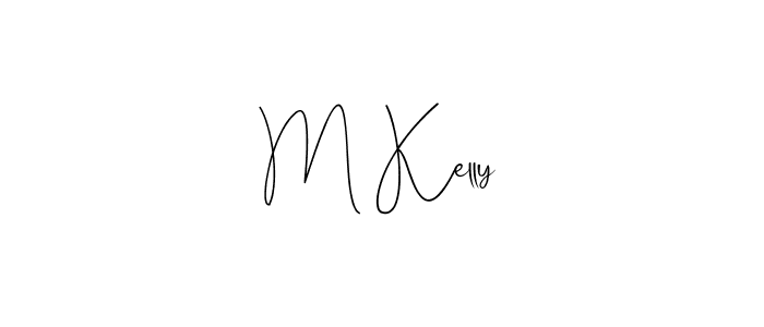 if you are searching for the best signature style for your name M Kelly. so please give up your signature search. here we have designed multiple signature styles  using Andilay-7BmLP. M Kelly signature style 4 images and pictures png