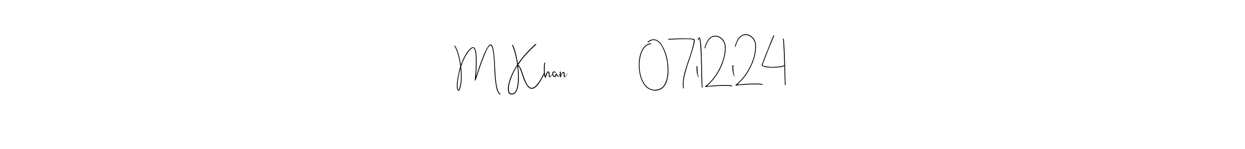 This is the best signature style for the M Khan           07l12l24 name. Also you like these signature font (Andilay-7BmLP). Mix name signature. M Khan           07l12l24 signature style 4 images and pictures png