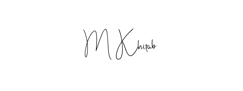 Similarly Andilay-7BmLP is the best handwritten signature design. Signature creator online .You can use it as an online autograph creator for name M Khitab. M Khitab signature style 4 images and pictures png