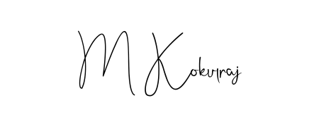 How to make M Kokulraj signature? Andilay-7BmLP is a professional autograph style. Create handwritten signature for M Kokulraj name. M Kokulraj signature style 4 images and pictures png