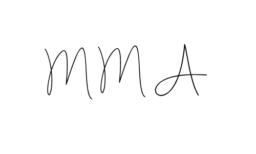 M M A stylish signature style. Best Handwritten Sign (Andilay-7BmLP) for my name. Handwritten Signature Collection Ideas for my name M M A. M M A signature style 4 images and pictures png