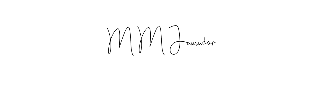 Also we have M M Jamadar name is the best signature style. Create professional handwritten signature collection using Andilay-7BmLP autograph style. M M Jamadar signature style 4 images and pictures png