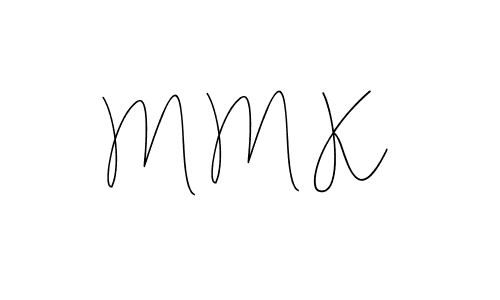 Create a beautiful signature design for name M M K. With this signature (Andilay-7BmLP) fonts, you can make a handwritten signature for free. M M K signature style 4 images and pictures png