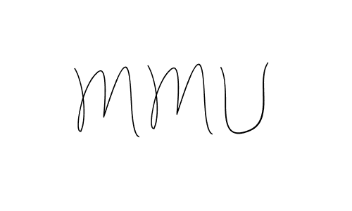 It looks lik you need a new signature style for name M M U. Design unique handwritten (Andilay-7BmLP) signature with our free signature maker in just a few clicks. M M U signature style 4 images and pictures png