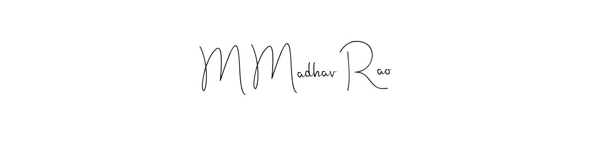 Check out images of Autograph of M Madhav Rao name. Actor M Madhav Rao Signature Style. Andilay-7BmLP is a professional sign style online. M Madhav Rao signature style 4 images and pictures png