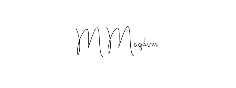 Here are the top 10 professional signature styles for the name M Magdum. These are the best autograph styles you can use for your name. M Magdum signature style 4 images and pictures png