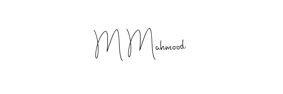 Once you've used our free online signature maker to create your best signature Andilay-7BmLP style, it's time to enjoy all of the benefits that M Mahmood name signing documents. M Mahmood signature style 4 images and pictures png