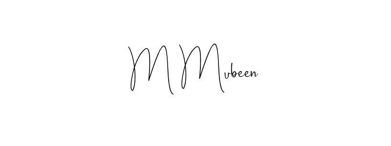 How to Draw M Mubeen signature style? Andilay-7BmLP is a latest design signature styles for name M Mubeen. M Mubeen signature style 4 images and pictures png