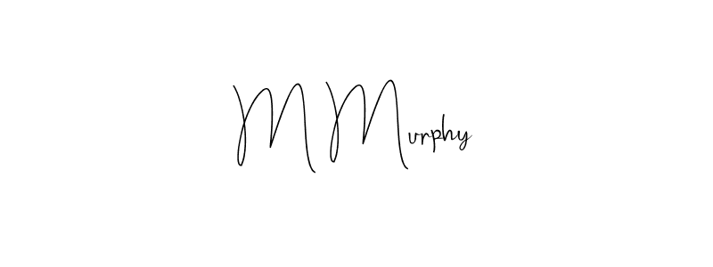 Make a beautiful signature design for name M Murphy. Use this online signature maker to create a handwritten signature for free. M Murphy signature style 4 images and pictures png