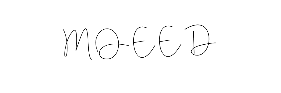 Also we have M O E E D name is the best signature style. Create professional handwritten signature collection using Andilay-7BmLP autograph style. M O E E D signature style 4 images and pictures png