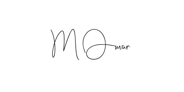 M Omar stylish signature style. Best Handwritten Sign (Andilay-7BmLP) for my name. Handwritten Signature Collection Ideas for my name M Omar. M Omar signature style 4 images and pictures png
