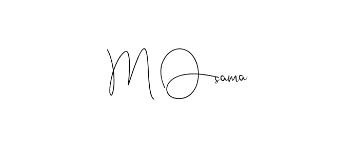 You should practise on your own different ways (Andilay-7BmLP) to write your name (M Osama) in signature. don't let someone else do it for you. M Osama signature style 4 images and pictures png